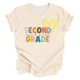 thumbnail image 3 of T-Shirt à Manches Courtes pour Femmes Seductiva jusqu'à 50 % de Rabais T-Shirt à Col Rond Imprimé à Manches Courtes pour Femmes pour la Rentrée Scolaire, 3 of 6