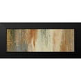 thumbnail image 2 of Studio Nova 14x7 Black Modern Framed Museum Art Print Titled - Siena Abstract Panel I, 2 of 5