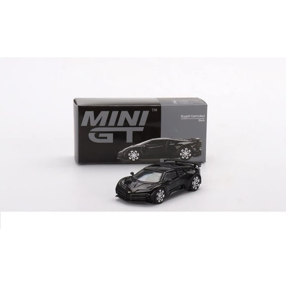 Truescale Miniatures Bugatti Centodieci Black Limited Edition 1/64 Diecast Model Car by True Scale MGT00466