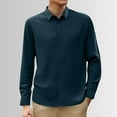 thumbnail image 2 of Stretch Mens Dress Shirts Long Sleeve Slim Fit and Muscle Fit, Resistant, for All Occasions, 2 of 4
