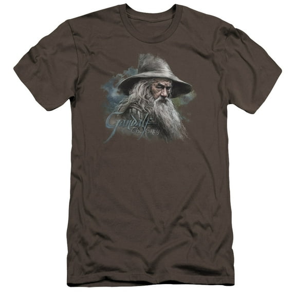 The Hobbit - Gandalf The Grey - Premium Slim Fit Short Sleeve Shirt - Large