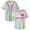 Tie Dye, variant on AJ Lee Love Bites Merch Baseball Jersey Short Sleeve Button-up Shirts Men Women Streetwear Tops