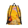 thumbnail image 3 of Daiia The Chicken Family Vintage Canvas Backpack for Men and Women ,Hiking Backpack,Travel Laptop Bag for School,Large Capacity Backpack, 3 of 8