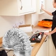 thumbnail image 3 of 1Pc Aluminum Foil Vent Pipe Flexible Air Duct Practical Kitchen Exhaust Pipe, 3 of 9