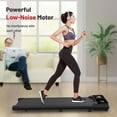 thumbnail image 3 of Hiii Under Desk Treadmill, Walking Pad, Portable Treadmill with Remote Control LED Display, Quiet Walking Jogging Machine for Office Home Use, 3 of 7