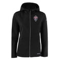 thumbnail image 2 of Women's-Cutter & Buck  Black Colorado Rapids Evoke Eco Softshell Recycled Full-Zip Jacket, 2 of 3