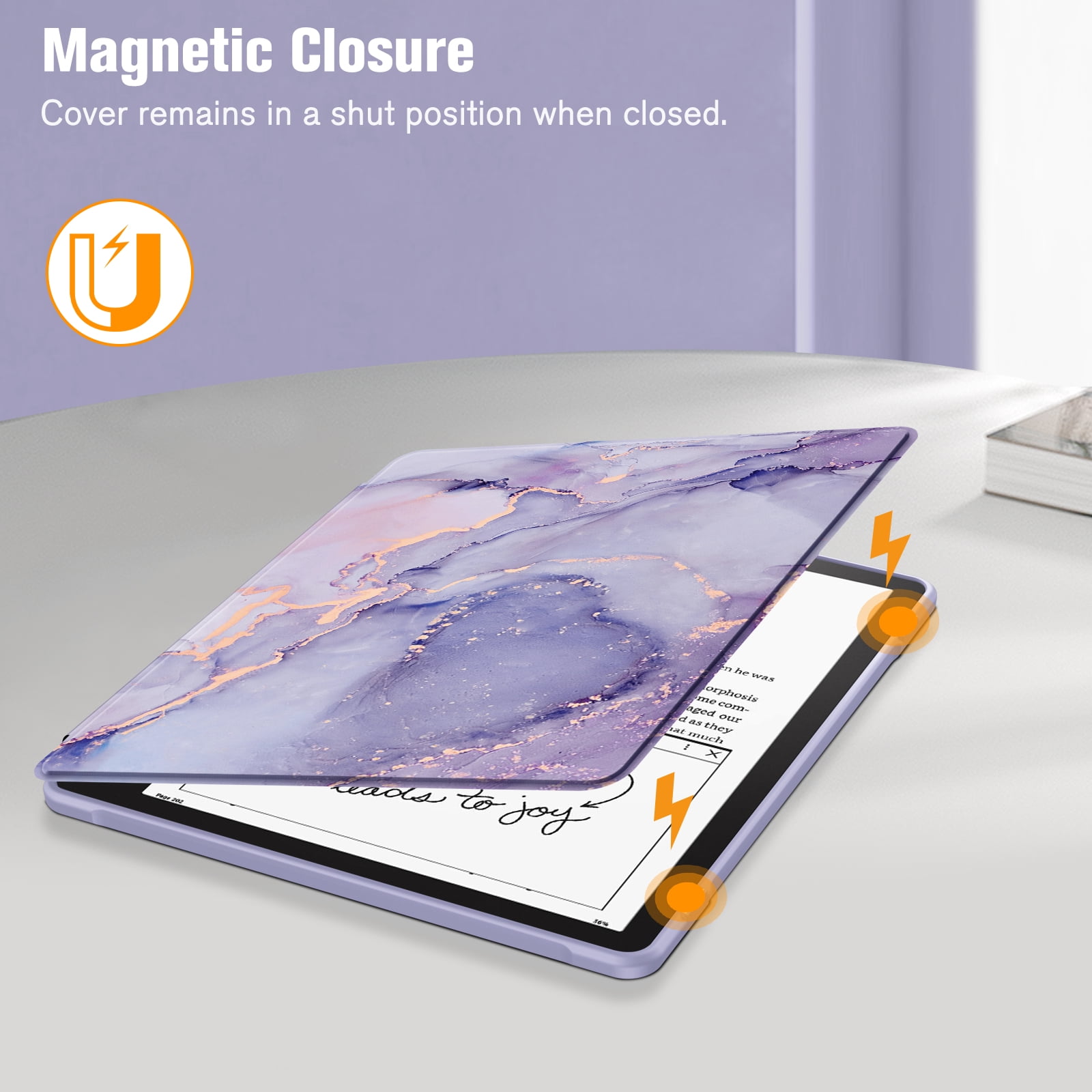 Fintie Slim Case for Kindle Scribe (2022 Released) 10.2 Inch Tablet - 360  Degree Rotating Protective Stand Cover with Auto Sleep/Wake, Lilac Marble