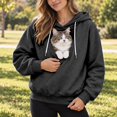 thumbnail image 5 of CONROSES Pet Pouch Hoodie for Men Kangaroo Pocket Puppy Cat Dog Hoodie Cozy Long Sleeve Warm Pet Carrier Hooded Sweatshirts, 5 of 9