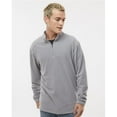 thumbnail image 4 of Augusta Sportswear Men's Micro-Lite Fleece 1/4 Zip Pullover, Oyster, 3X-Large, 4 of 8