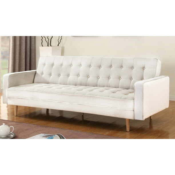 MidCentury Modern 2 Tone Sleeper Futon Sofa