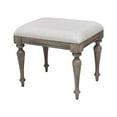 thumbnail image 2 of Highland Park Driftwood Gray Wood Vanity Bench, 2 of 4