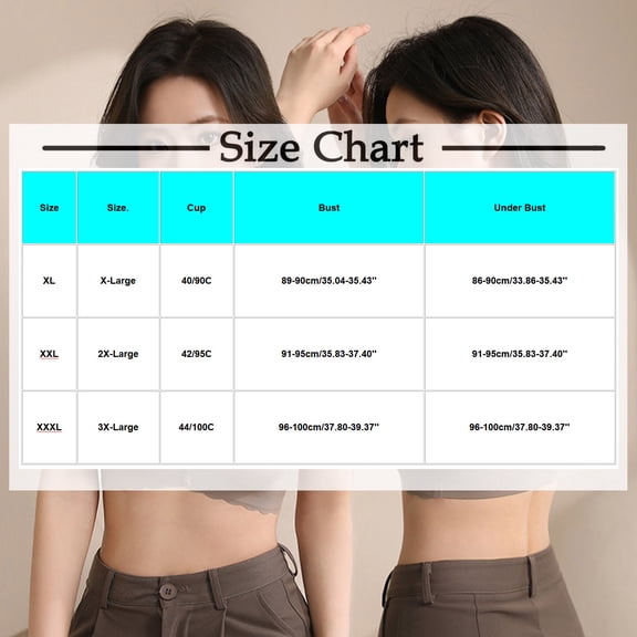 Hrsba Wireless Bras for Women Wirefree Bras Seamless Bras for Women Solid Color Front Closure Backless Racerback Pull On Lightly Lined Medium Support No Underwire