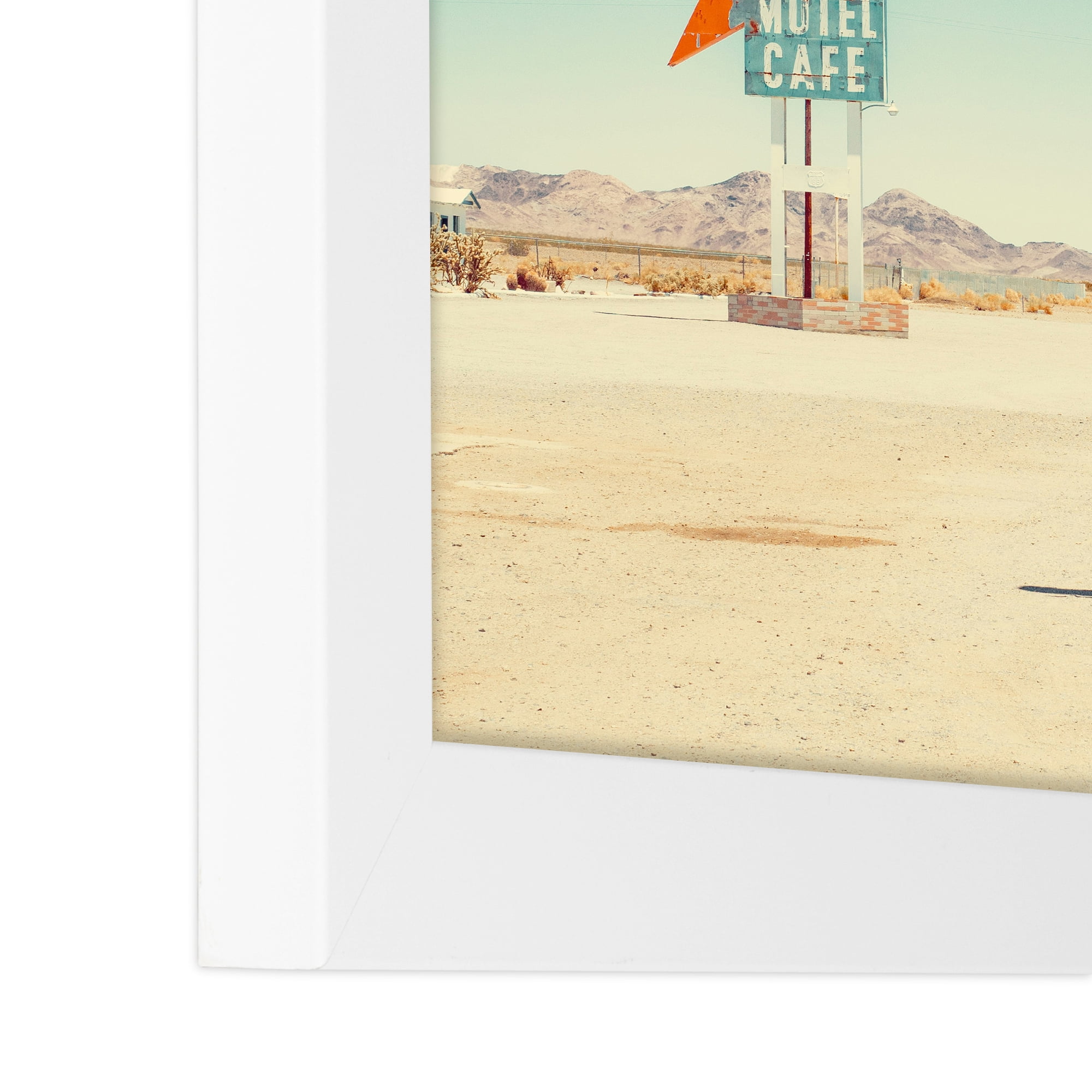 ArtToFrames 16" x 20" White Picture Frame, 16x20 inch White MDF Poster Frame (WOM-5179)
