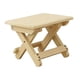 thumbnail image 4 of Taburete plegable de madera para camping, silla portátil de 24 x 19 x 19 cm, estructura moldeada. 1 pieza, 4 of 9