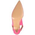 thumbnail image 6 of Journee Womens Marcella Buckle Mid Stiletto Pointed Toe Pumps, Widths Available, 6 of 10