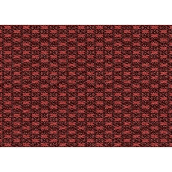 Ahgly Company Indoor Rectangle Patterned Love Red Area Rugs, 8' x 12'