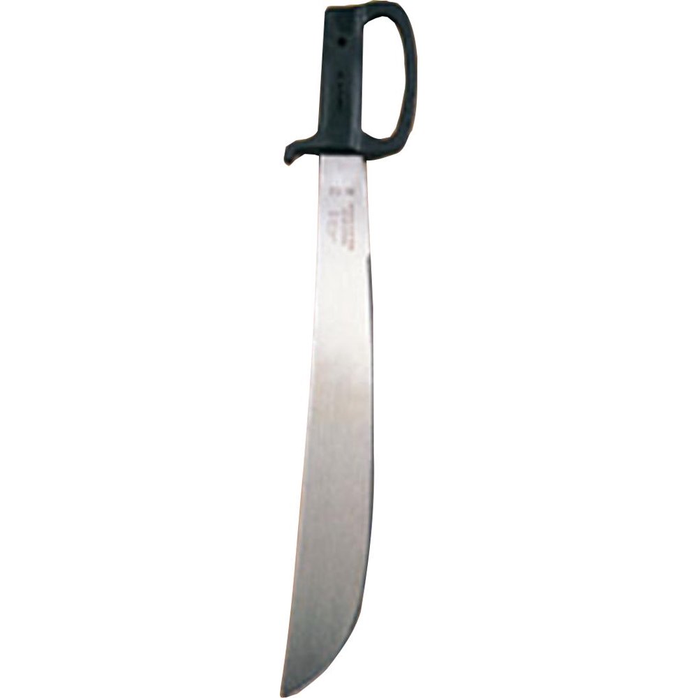 18" long, Collins Style, Steel Machete with Handguard