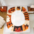 thumbnail image 4 of Manfei Fall Maples Leaf Pumpkin Fitted Sheet Full,Kawaii Halloween Ghost Bed Set,3pcs,1 Fitted Sheet and 2 Pillowcases, 4 of 6