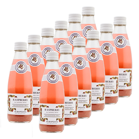 - Agroposta Raspberry Water: 100% Natural, Low Calorie - Assorted 12 Pack Raspberry Flavored Water