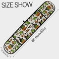 thumbnail image 3 of Dailycode Double Sided Oven Mitt with Loop Heat Resistant Kitchen Long Potholders 7" x 35" Halloween Frogs Pumpkin Candy, 3 of 6