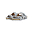 thumbnail image 5 of Women Buckle Double Crisscross Footbed Slide Sandals 18391, 5 of 6