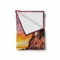 thumbnail image 2 of National Parks Soft Flannel Fleece Blanket, Lighthouse on the Harbor Sea Shoreline with Horizon Sky New England Design, Cozy Plush for Indoor and Outdoor Use, 50" x 60", Multicolor, by Ambesonne, 2 of 6
