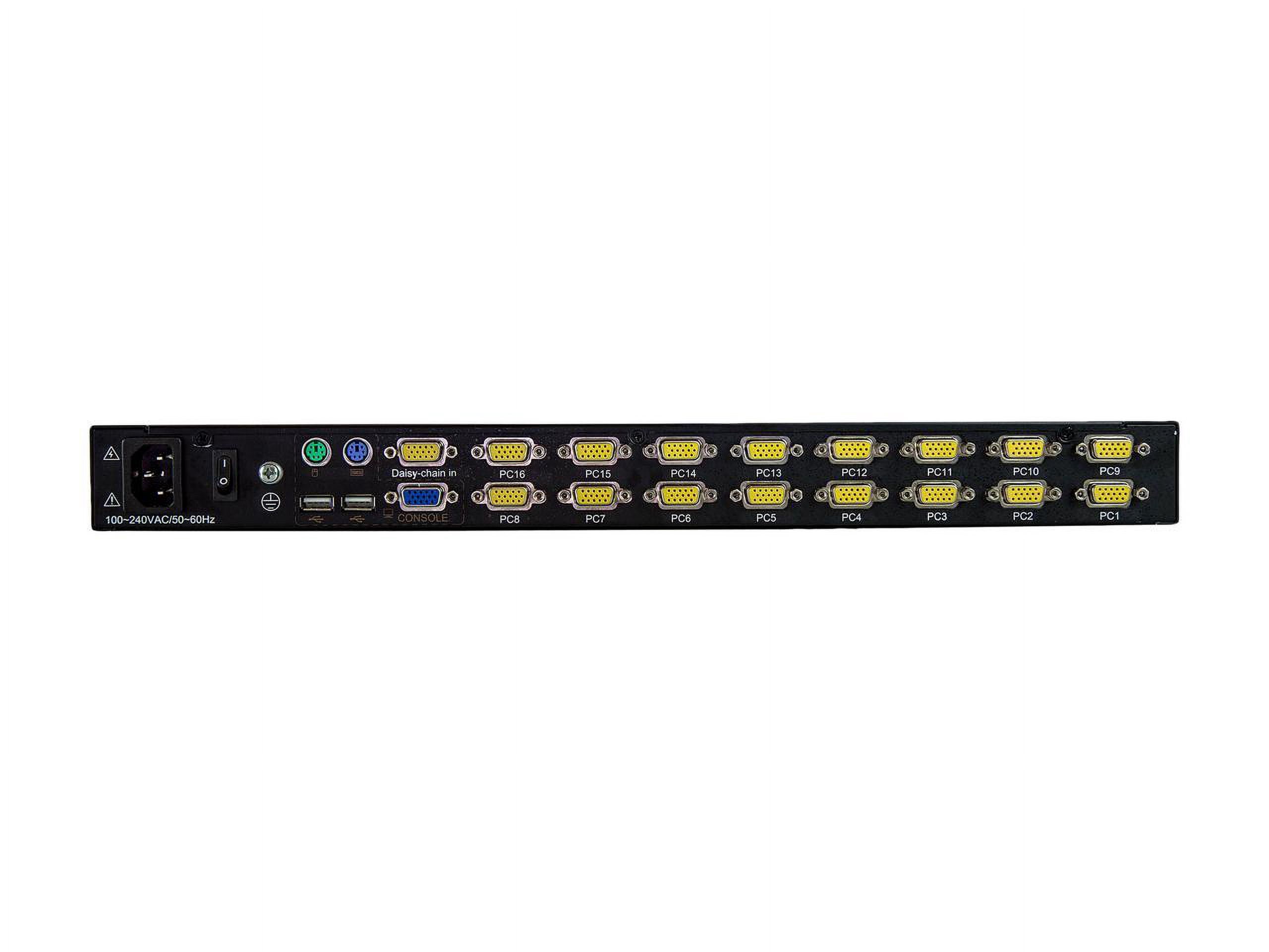 StarTech.com RKCONS1716K 16 Port Rackmount KVM Console - 17 Inch Display - 1U VGA KVM Console