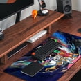 thumbnail image 5 of Funny Space Mouse Pad Desk Mat Astronaut Alien Large Gaming Mouse Pads Anime Desk Pad Mousepad XXL Cool Trippy Universe Extended Keyboard Mat with Stitched Edges Anti-Slip, 31.5 X 15.8 in, 5 of 6