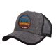 thumbnail image 2 of Sombrero de camionero Gravity Outdoor Co. Gris negro Ajustable, 2 of 2