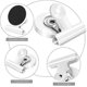 thumbnail image 3 of Colorful magnetic clips, 10 pack magnetic clips, magnets with clips, magnetic clips, multi-color magnetic clips for refrigerator, magnetic whiteboard, 3 of 5