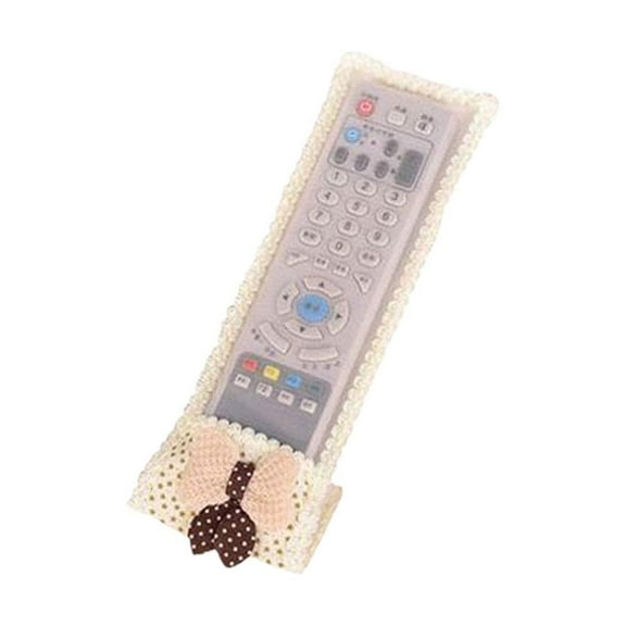 Lace Fabric Remote Control Cover Set Of 3 Sizes Universal Dustproof Protection For TV AC And Electronics