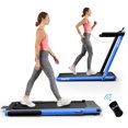 thumbnail image 1 of SuperFit 2.25HP 2 in 1 Folding Treadmill W/ APP Control Speaker Remote Control Blue, 1 of 10