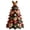 Deer-A #17, variant on DIY Quilted Christmas Tree Kit Handmade Fabric Tabletop Holiday Decor, Patchwork Craft with Character Topper for Mantel Shelf