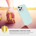 thumbnail image 2 of Compatible with iPhone 13 Pro Case, Liquid Silicone Soft Gel Rubber iPhone 13 Pro Phone Case Slim Fit Cover with Microfiber Lining Protective Phone Cases for iPhone 13 Pro 6.1 inch, Mint Green, 2 of 15