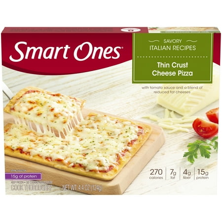 Smart Ones Thin Crust Cheese Pizza Frozen Meal, 4.4 oz Box