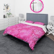 Designart 'Hawaiin Flower in Floral Pattern' Floral Duvet Cover Set