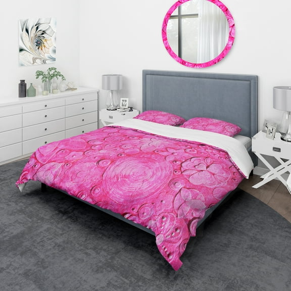 Designart 'Hawaiin Flower in Floral Pattern' Floral Duvet Cover Set