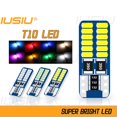 thumbnail image 1 of Bombilla LED De Alto Brillo T10 Para Interior Del Coche Leer Mapa W5W 3014 24smd168 194 501 Motocicleta Ambiental Gao Jiahui  unisex, 1 of 1
