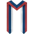 thumbnail image 2 of Serbia Flag Graduation Stole Shawl Sash Honor For Study Aboard International Students, 2 of 9