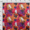 thumbnail image 3 of oneOone Cotton Cambric Magenta Fabric Halloween Fabric For Sewing Printed Craft Fabric By The Yard 42 Inch Wide, 3 of 4