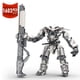 thumbnail image 2 of MOC MK17-Robot Knight Mech, modelo de bloques de construcción, figuras de acción, ladrillos, deformación, espada, montar, juguete, regalos para niños, 2 of 4