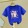 thumbnail image 3 of Sanrio Girls Summer Spring T-Shirt Short Sleeve Children's Clothing Top My Melody Cartoon Cute Student Versatile Casual Gift, 3 of 15
