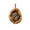 Raccoon Amber Geode, variant on 2D Crystal Geode Animal Christmas Ornament, Highland Cow in Purple Geode, Flat Printed Acrylic Crystal Cave Art with Hanging Ribbon for Christmas Tree, Wreath and Winter Decor