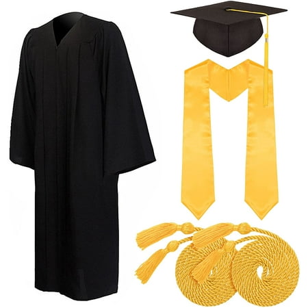 6Pcs Graduation Costume Set, Graduation Cap with Tassel, Graduation ...