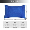 thumbnail image 2 of Salouo Blue Glitter Pattern Pillow Cases,1PC Pillow Covers with Envelope Closure Decorative Pillow Case for Bed Couch,Pillows Not Included-20"x30", 2 of 6