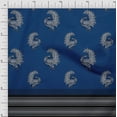 thumbnail image 1 of Soimoi Poly Crepe Fabric Stripe & Peacock Panel Print Sewing Fabric Yard 52 Inch Wide, 1 of 2