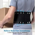 thumbnail image 4 of Faja lumbar para aliviar el dolor lumbar con 6 soportes,, 4 of 7