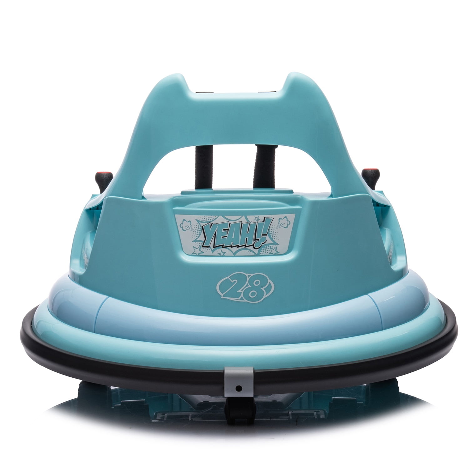 CIPACHO 12V Electric Ride On Bumper Car for Kids & Toddlers 1.5-5 Years Old, Baby Bumping Toy Gifts, LED Lights, 360 Degree Spin, Blue