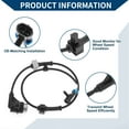 thumbnail image 4 of Unique Bargains No.15131391 ABS Wheel Speed Sensor for Buick Rainier 2004-2007 Rear Left Right ABS Sensor Anti-lock Braking System Sensor 1 Pcs, 4 of 7