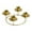 D, variant on Elegant Gold Metal Advent Wreath Candle Holder Ring Stand For Five Home Seasonal Decorations